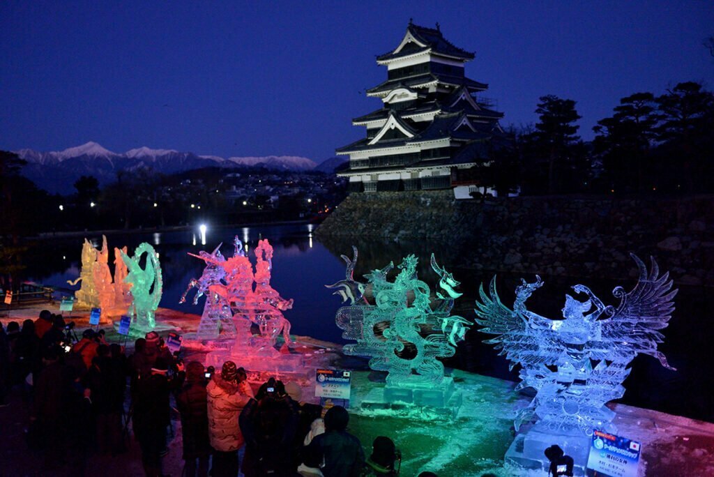 国宝松本城氷彫フェスティバル2022